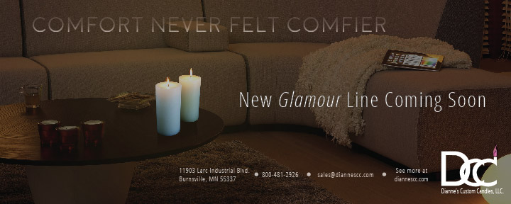 Candle Ad Mockup